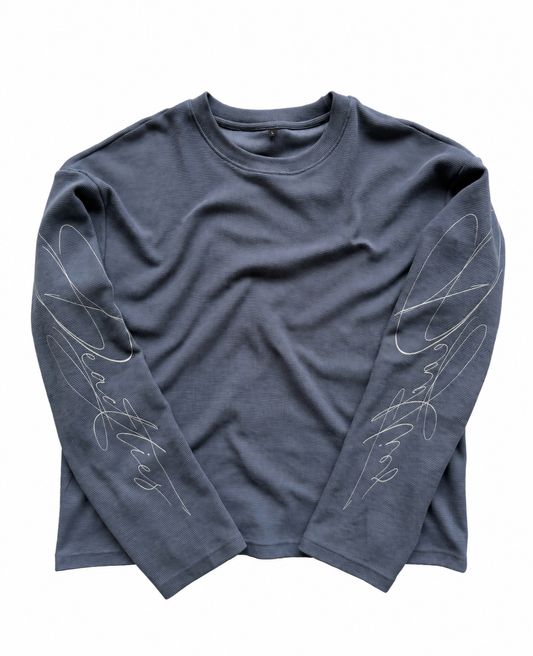 “Signature” Waffle Knit (Navy)