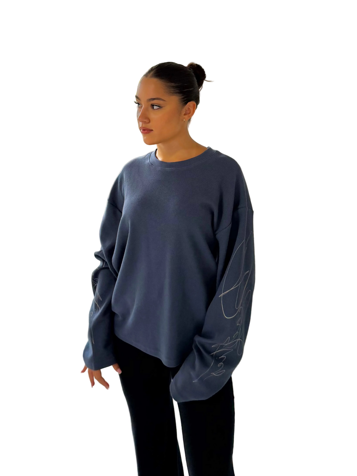 “Signature” Waffle Knit (Navy)